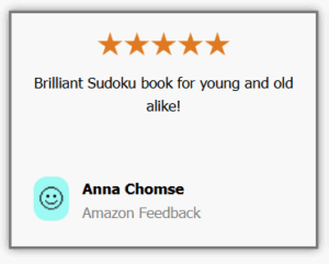 5 star review for Large Print Puzzle Book Easy to Hard