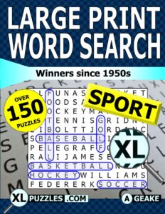 Large Print Word Search Puzzle Book